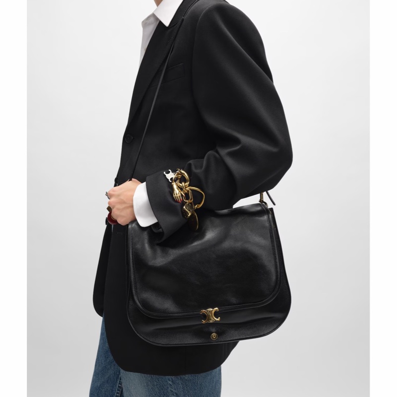 Celine 女士 徽標單肩包均碼碼34cm*13cm*25cm-3
