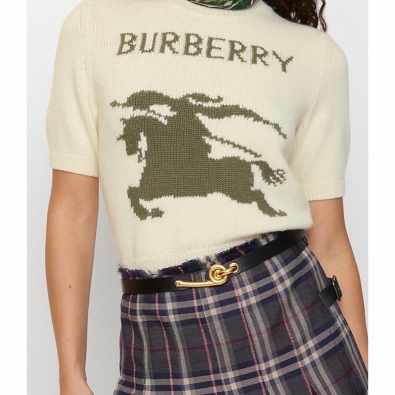 Burberry 女士 圓領毛衣XS S M L XL XXL碼-2