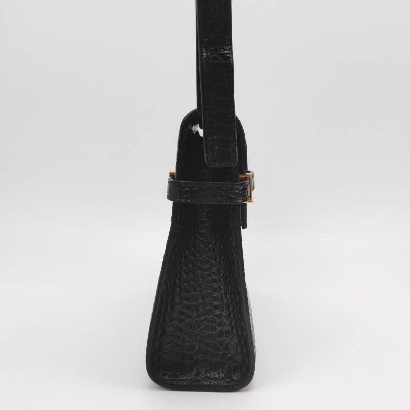 Saint Laurent Manhattan牛皮鱷魚紋肩包-3