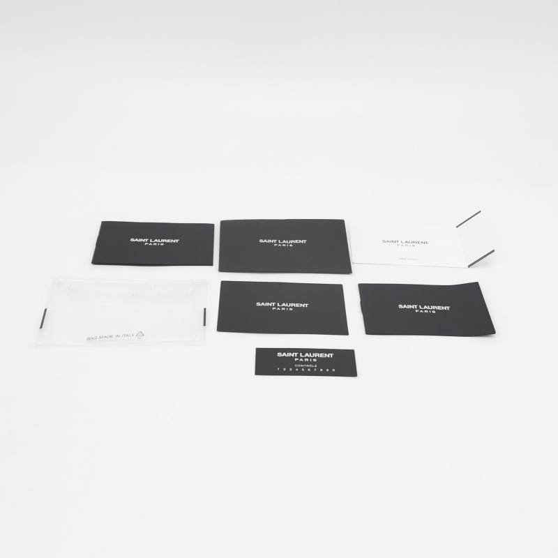 Saint Laurent Manhattan牛皮鱷魚紋肩包-8