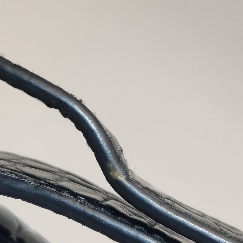 Saint Laurent Manhattan牛皮鱷魚紋肩包-12