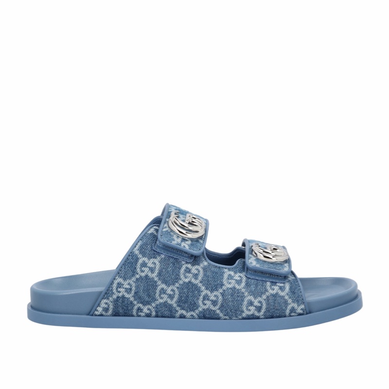 Gucci 女士 雙帶平底涼拖鞋36 36.5 37 37.5 38 38.5 39 39.5 40 41碼-5