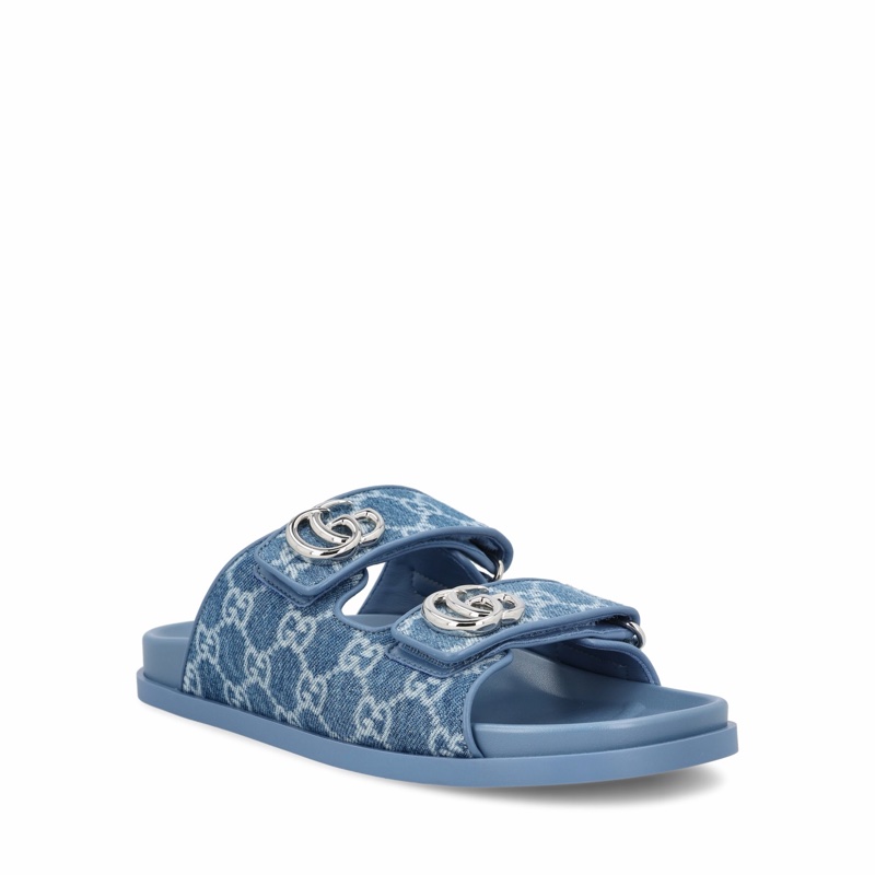 Gucci 女士 雙帶平底涼拖鞋36 36.5 37 37.5 38 38.5 39 39.5 40 41碼-6