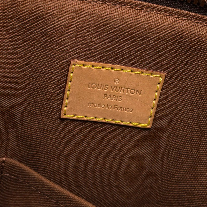 Louis Vuitton (LV)Tivoli大號植革Monogram印花褶襉肩包-9