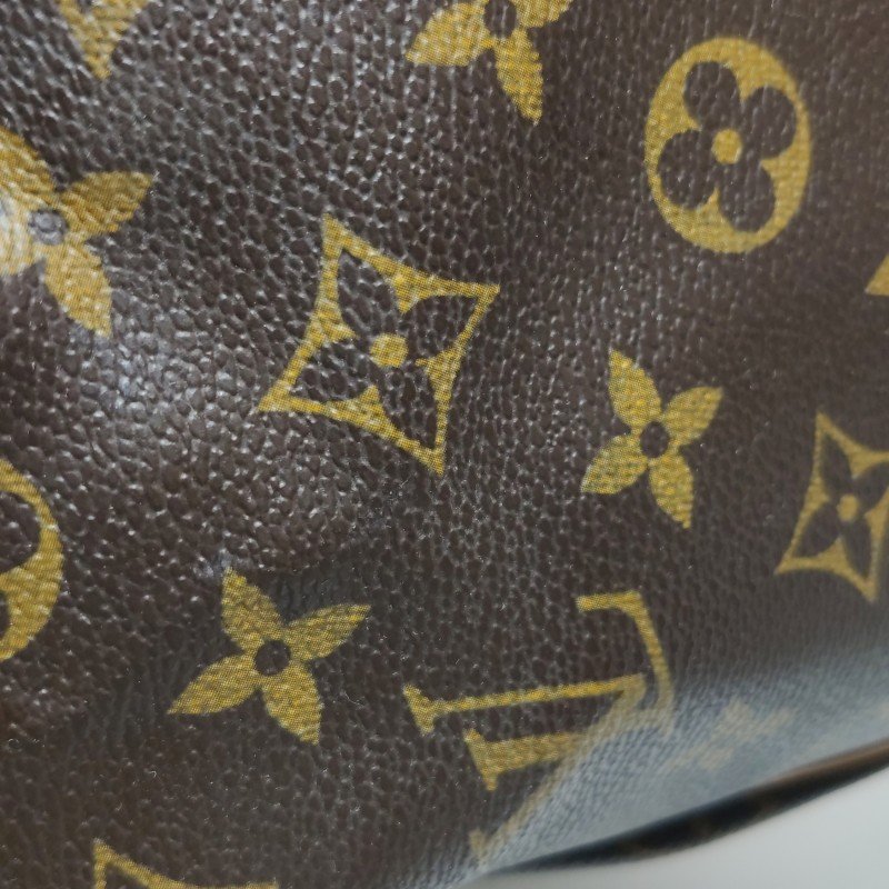 Louis Vuitton (LV)Tivoli大號植革Monogram印花褶襉肩包-22