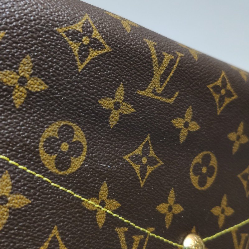 Louis Vuitton (LV)Tivoli大號植革Monogram印花褶襉肩包-24