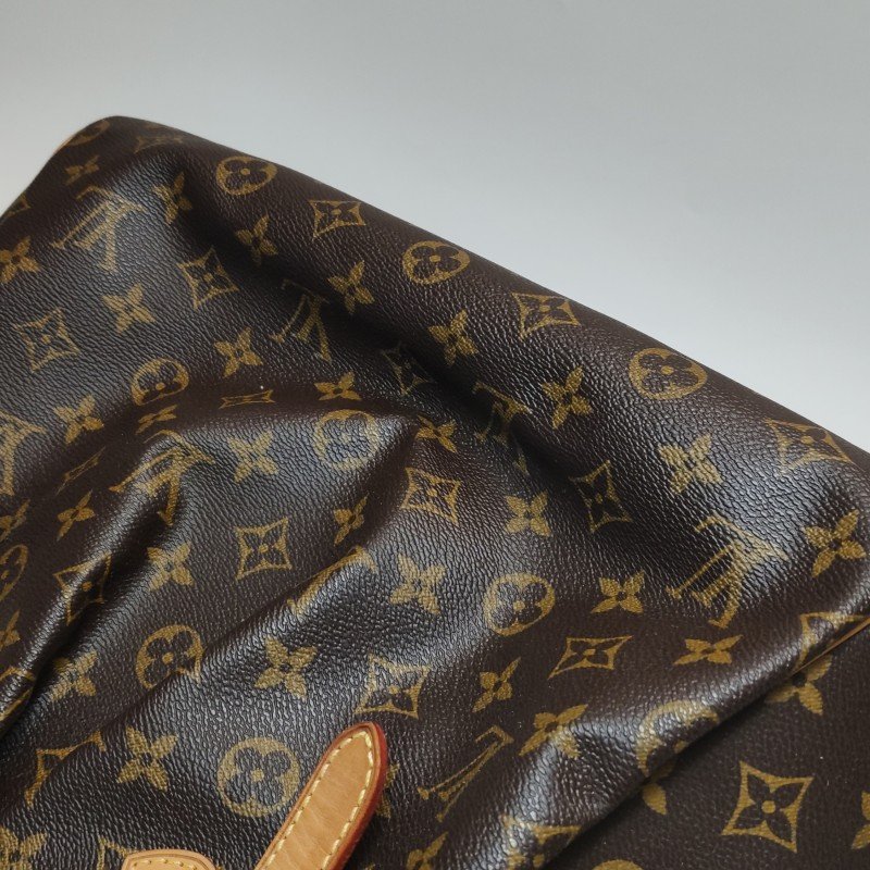 Louis Vuitton (LV)Tivoli大號植革Monogram印花褶襉肩包-27