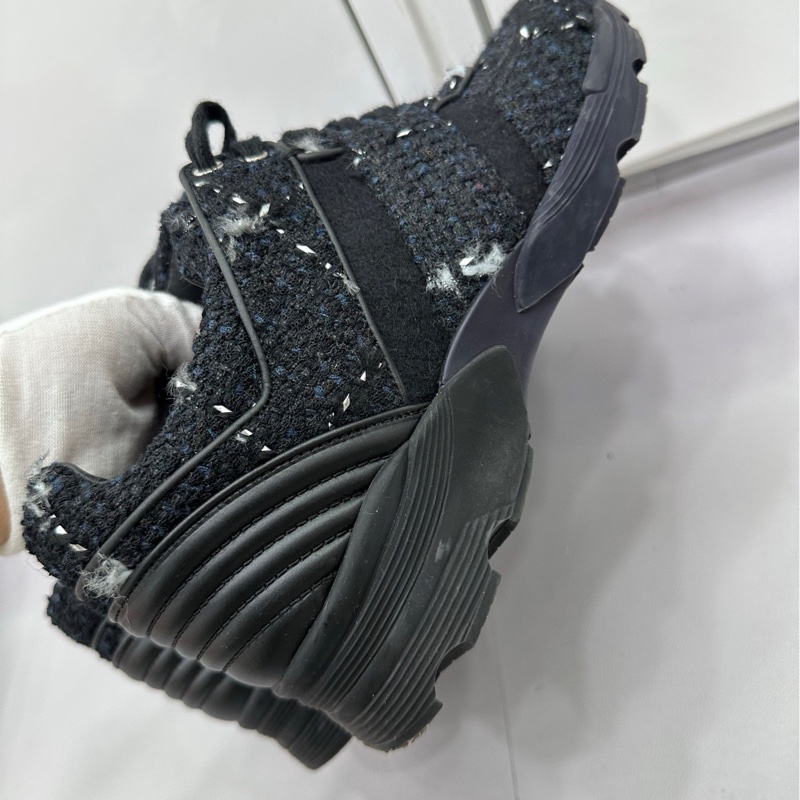 Chanel/香奈兒 黑色編織破壞運動鞋39.5-2