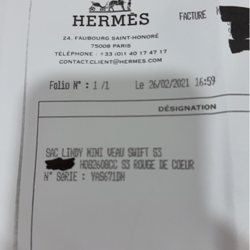Hermes MINI LINDY S3-11