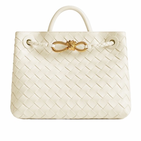 Bottega Veneta 女士 小號Andiamo編織圖案單肩包均碼碼小號、25cm*10cm*20cm
