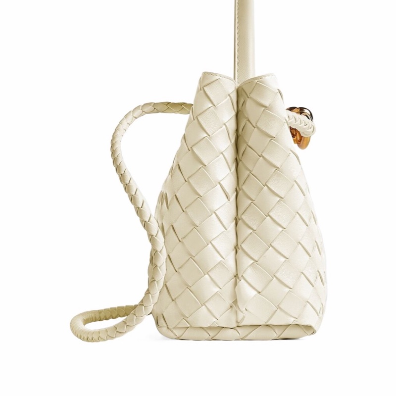 Bottega Veneta 女士 小號Andiamo編織圖案單肩包均碼碼小號、25cm*10cm*20cm-4