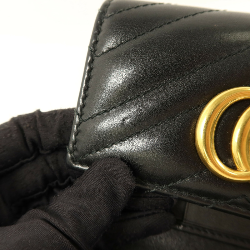 GUCCI 牛皮皮革GG Marmont Wallet金扣錢包-17