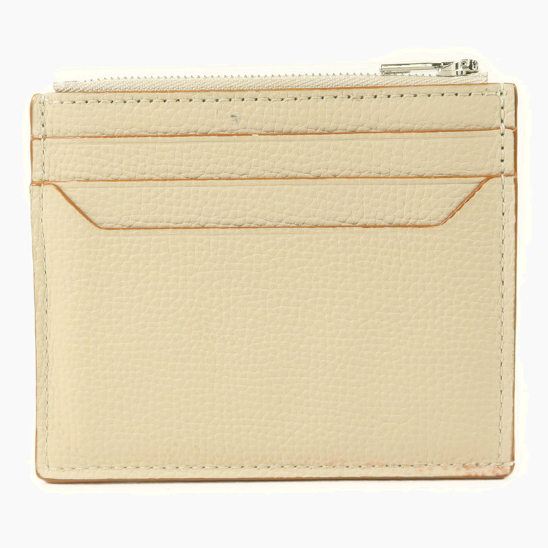 LOEWE 牛皮皮革Anagram Card Holder銀扣卡片套-1