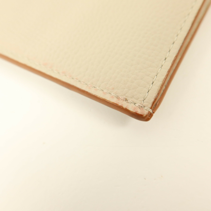 LOEWE 牛皮皮革Anagram Card Holder銀扣卡片套-13