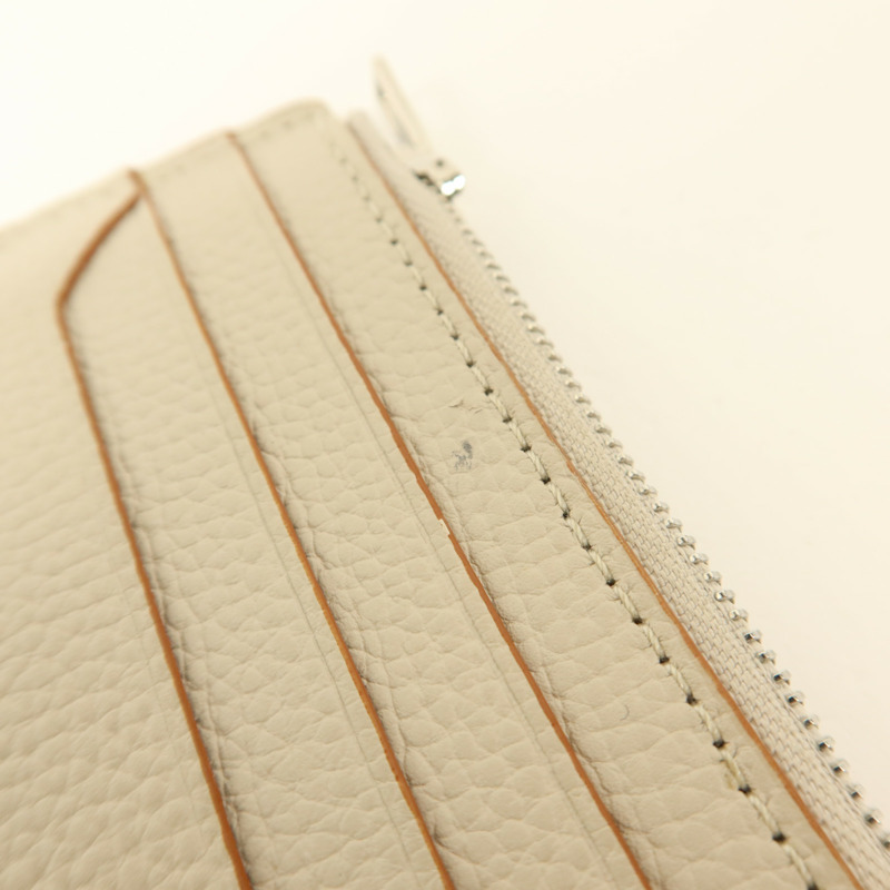 LOEWE 牛皮皮革Anagram Card Holder銀扣卡片套-14