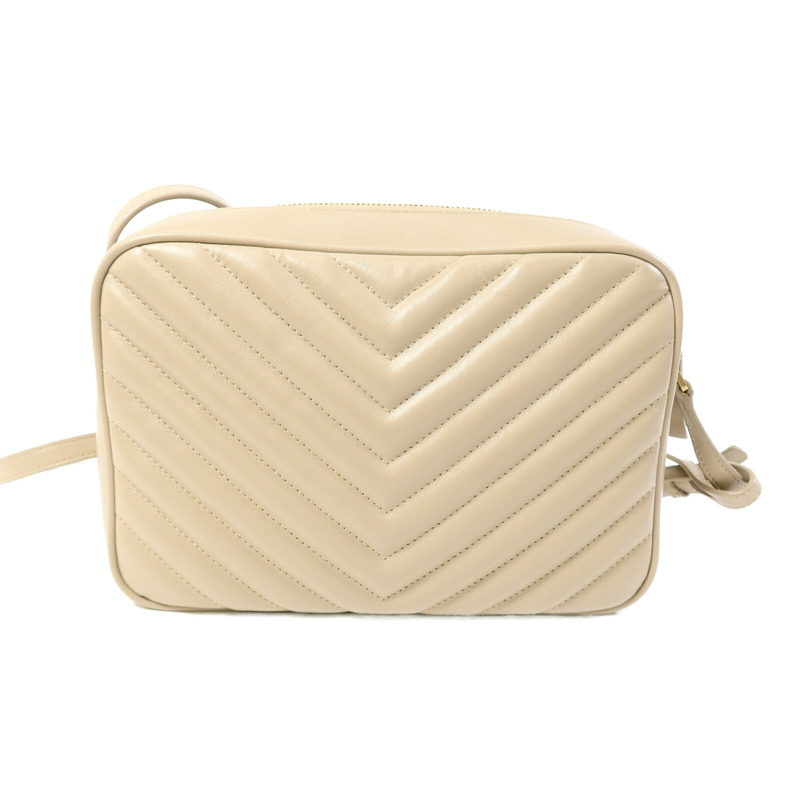 SAINT LAURENT 牛皮皮革LOU Monogram Camera Shoulder Bag金扣肩背袋-2