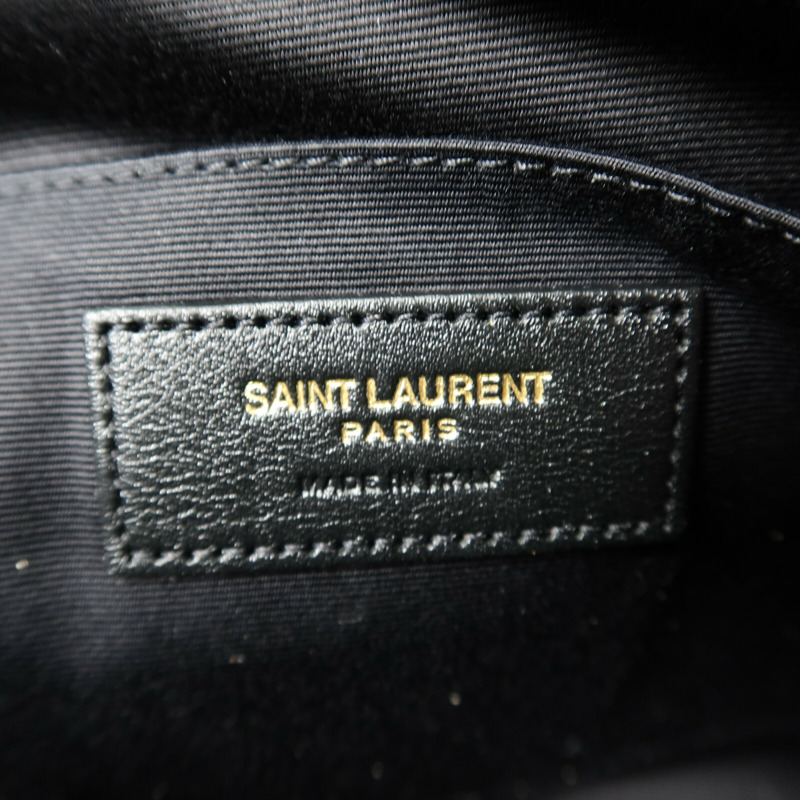 SAINT LAURENT 牛皮皮革LOU Monogram Camera Shoulder Bag金扣肩背袋-5