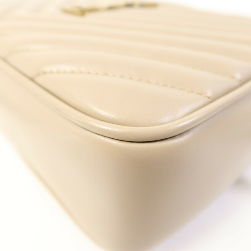 SAINT LAURENT 牛皮皮革LOU Monogram Camera Shoulder Bag金扣肩背袋-11