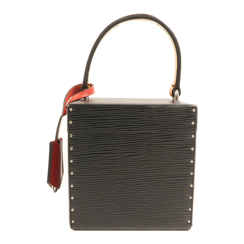 LOUIS VUITTON Epi Bleecker Box銀扣手挽袋-1