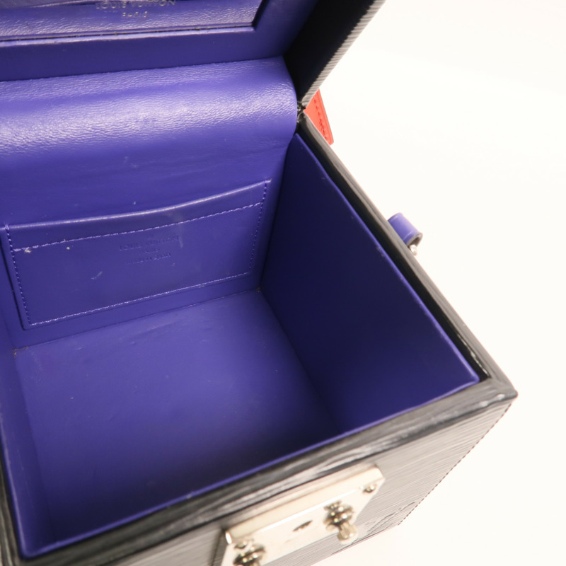 LOUIS VUITTON Epi Bleecker Box銀扣手挽袋-4