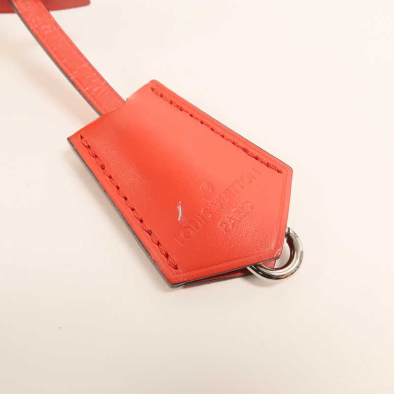 LOUIS VUITTON Epi Bleecker Box銀扣手挽袋-12