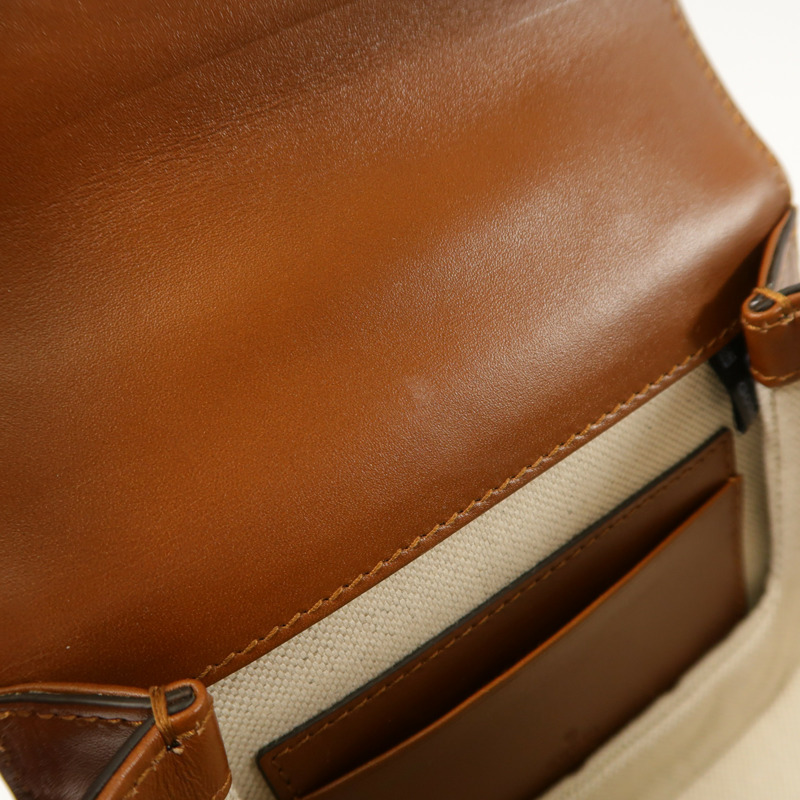 GUCCI 帆布Bamboo 1947 Mini手挽肩背兩用袋-17