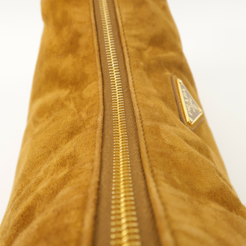 PRADA 麂皮皮革Aimee Bag手挽肩背兩用袋-19