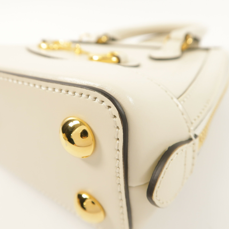 GUCCI 牛皮皮革Horsebit 1955手挽肩背兩用袋-9