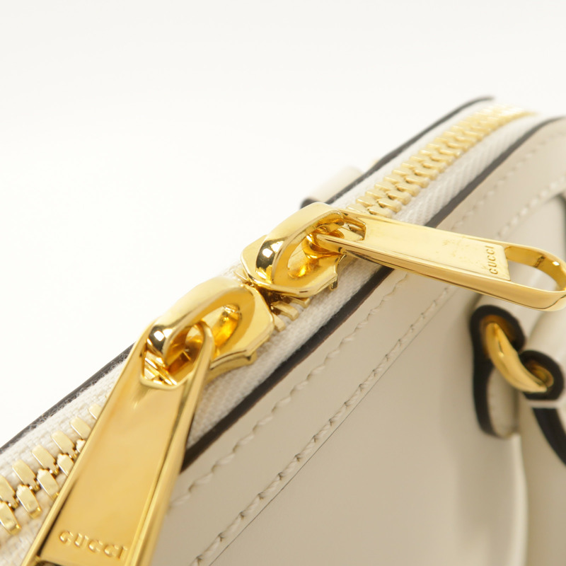 GUCCI 牛皮皮革Horsebit 1955手挽肩背兩用袋-13