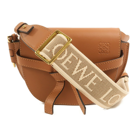 LOEWE 牛皮皮革Gate Mini金扣肩背袋