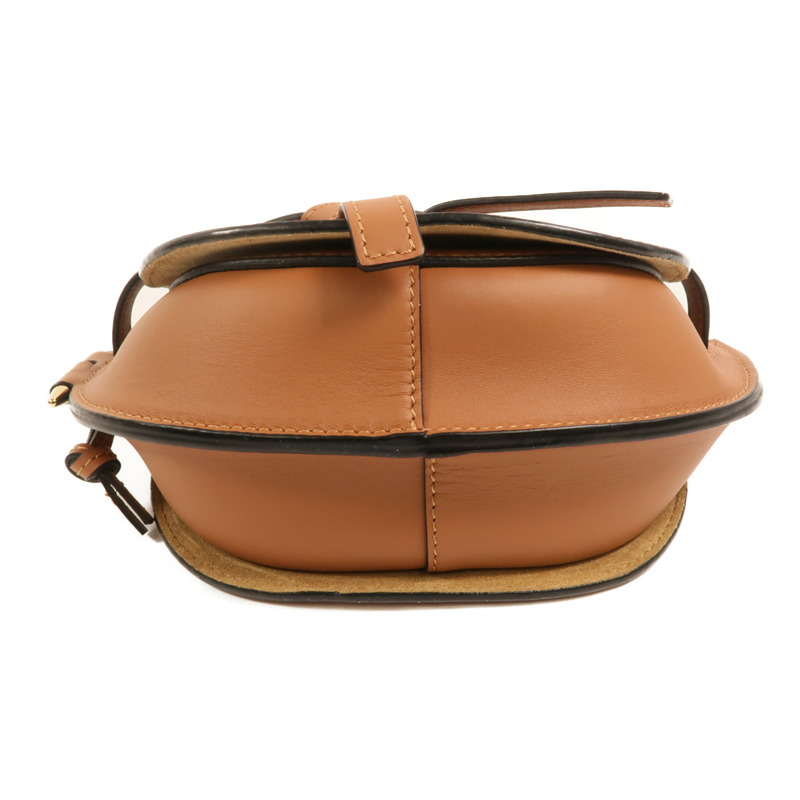 LOEWE 牛皮皮革Gate Mini金扣肩背袋-3