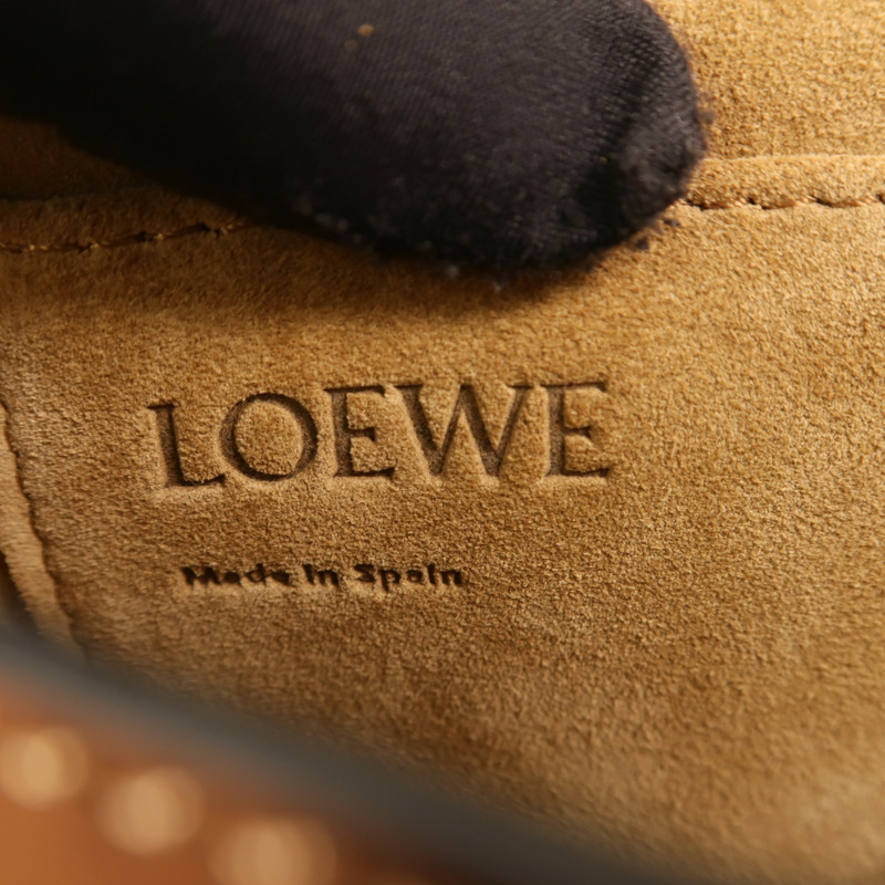 LOEWE 牛皮皮革Gate Mini金扣肩背袋-5