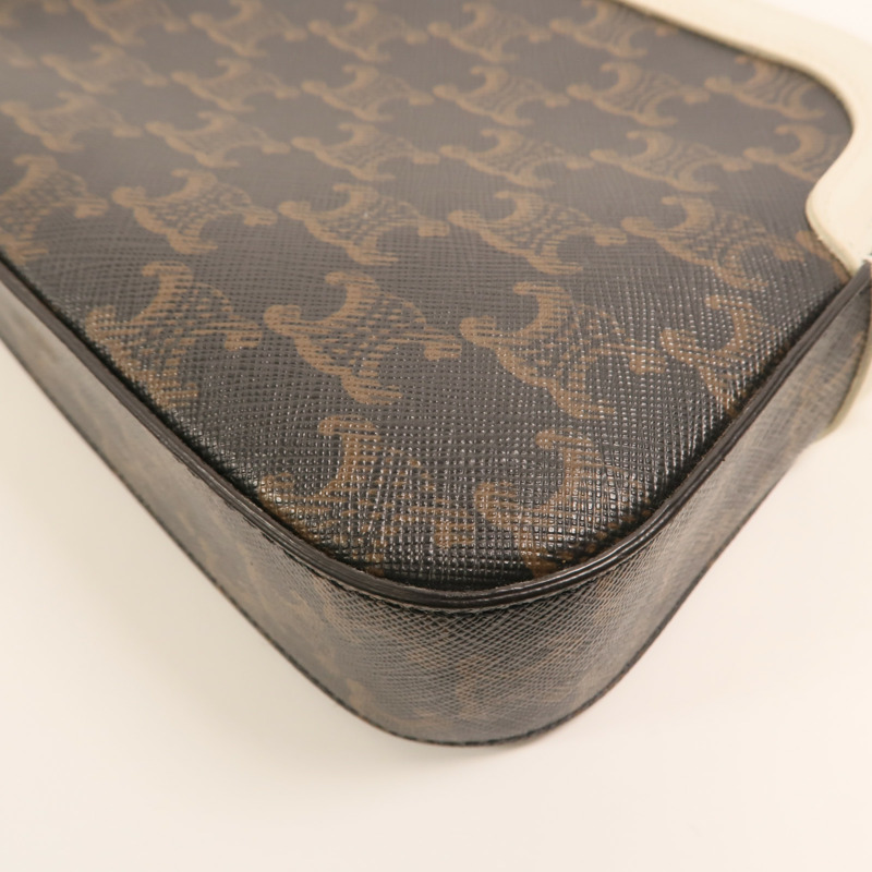 CELINE 塗層帆布Camera Bag金扣肩背袋-10