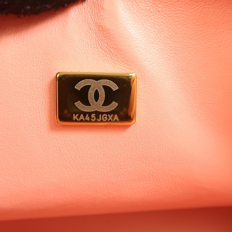 CHANEL 牛皮皮革Classic 25金扣鏈帶肩背袋-7