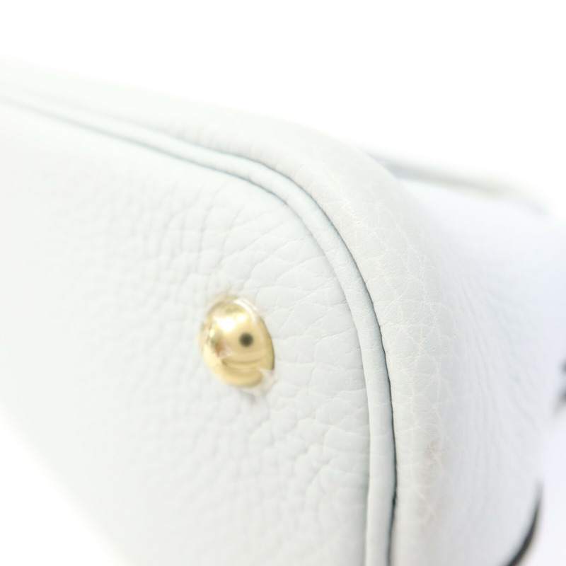 HERMES Togo皮革Bolide 31金扣手挽肩背兩用袋Blue Glacier-14