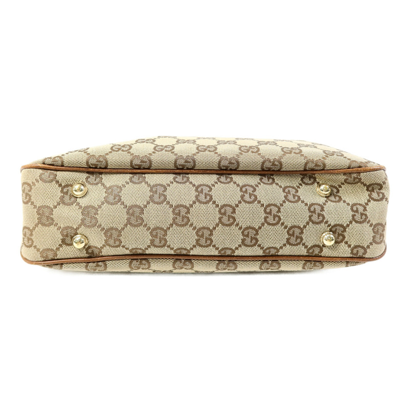 GUCCI GG帆布Bamboo Hand Bag手挽袋-3