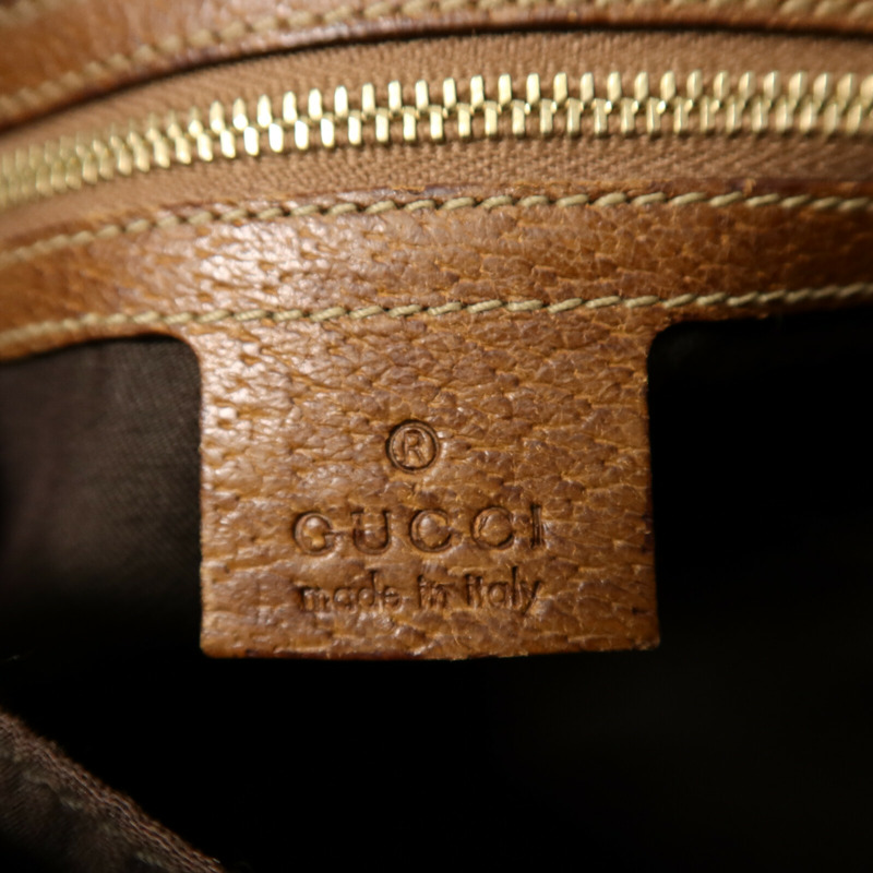 GUCCI GG帆布Bamboo Hand Bag手挽袋-5