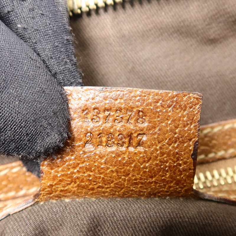 GUCCI GG帆布Bamboo Hand Bag手挽袋-6