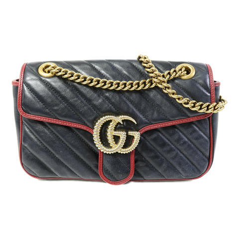 GUCCI GG Marmont Shoulder Bag鏈帶肩背袋