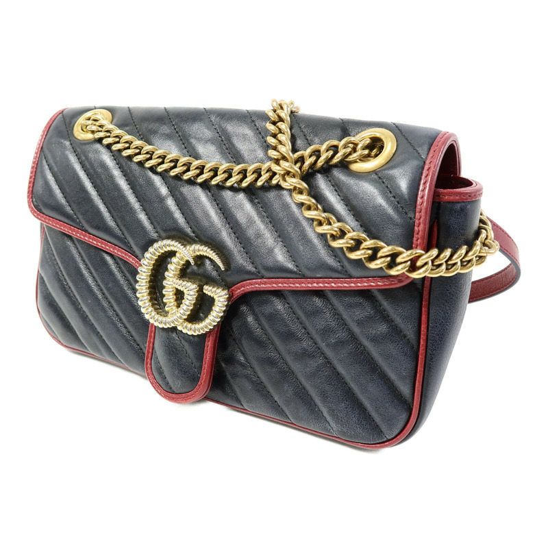 GUCCI GG Marmont Shoulder Bag鏈帶肩背袋-1