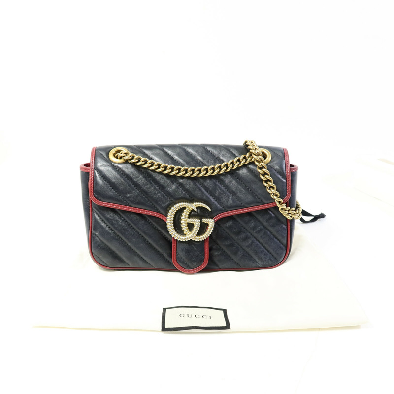 GUCCI GG Marmont Shoulder Bag鏈帶肩背袋-8