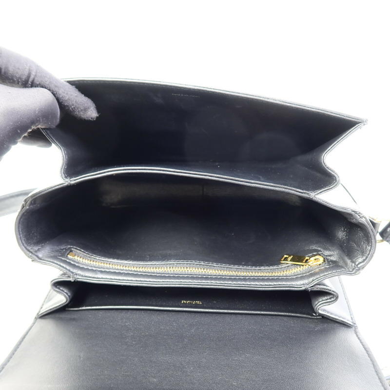 CELINE 牛皮皮革Triomphe Box肩背袋-4