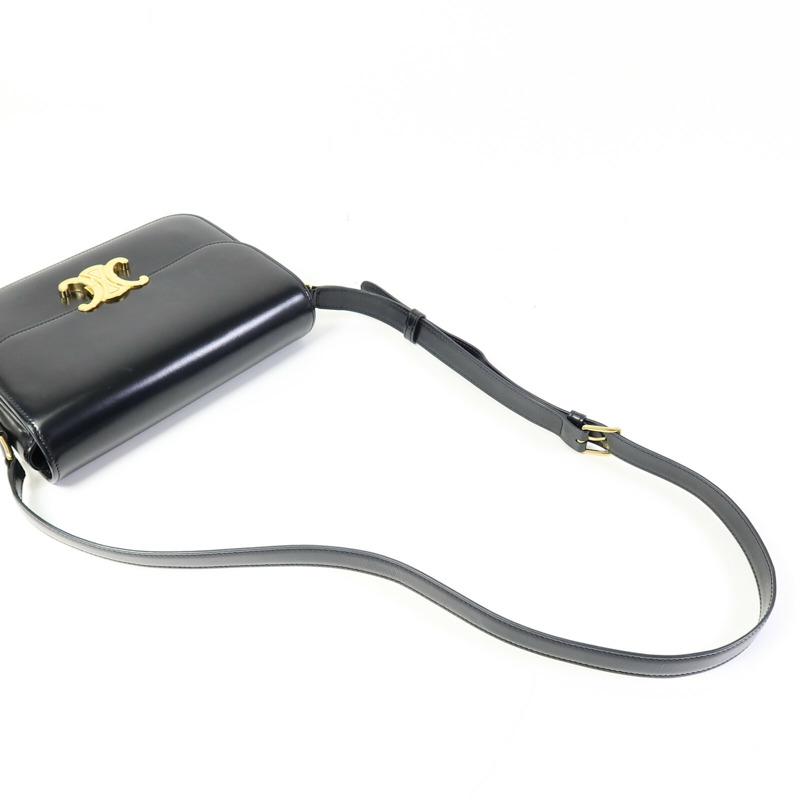 CELINE 牛皮皮革Triomphe Box肩背袋-8