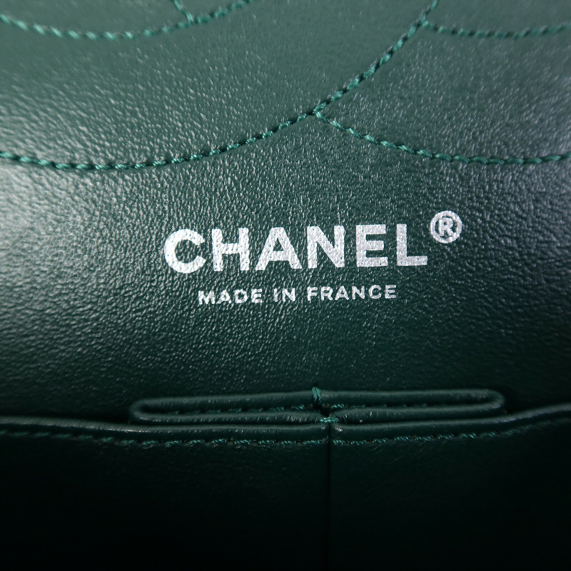 CHANEL 牛皮皮革2.55 Jumbo 鏈帶肩背袋-6