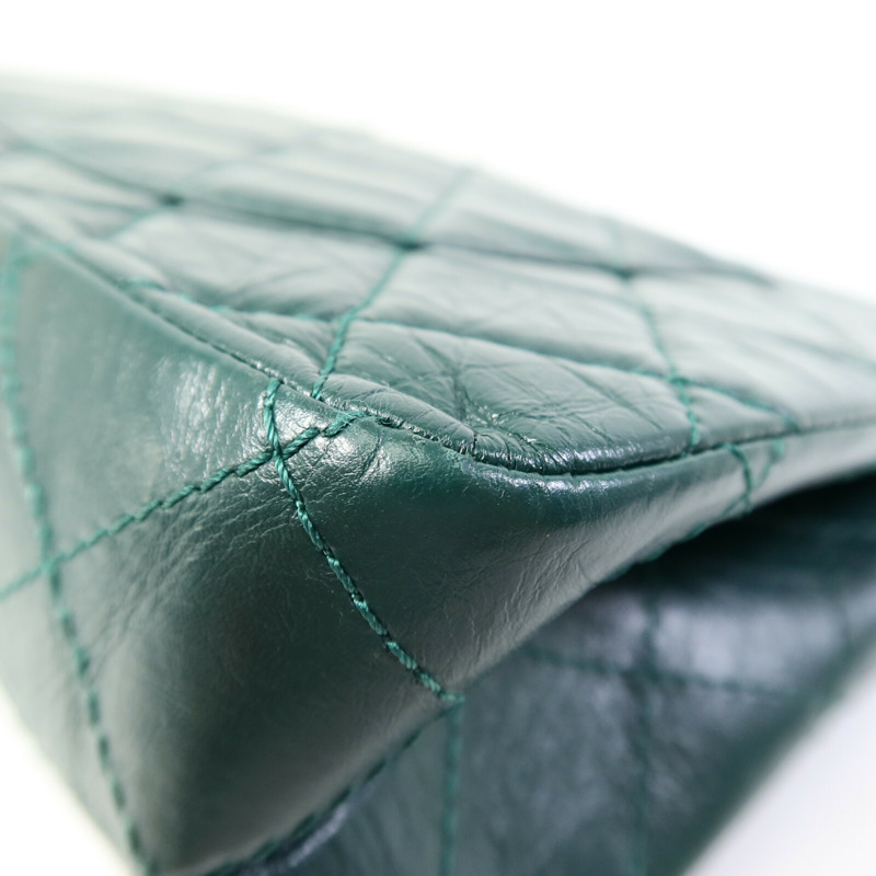 CHANEL 牛皮皮革2.55 Jumbo 鏈帶肩背袋-13