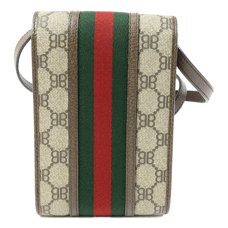 BALENCIAGA 塗層帆布GuccixBalenciaga Shoulder Bag肩背袋-1