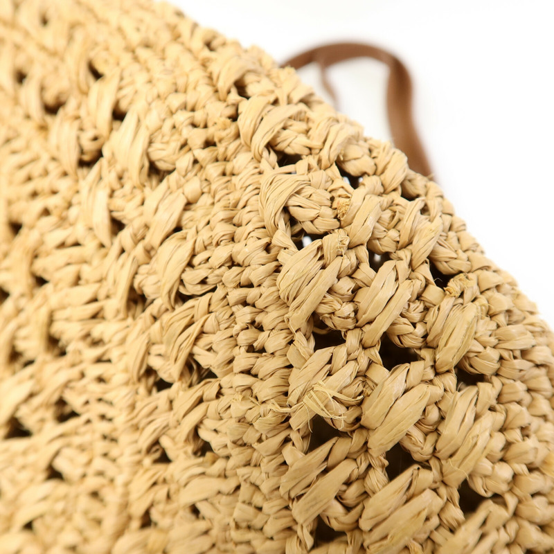 YVES SAINT LAURENT Raffia Small Panier Tote Bag手挽袋-10