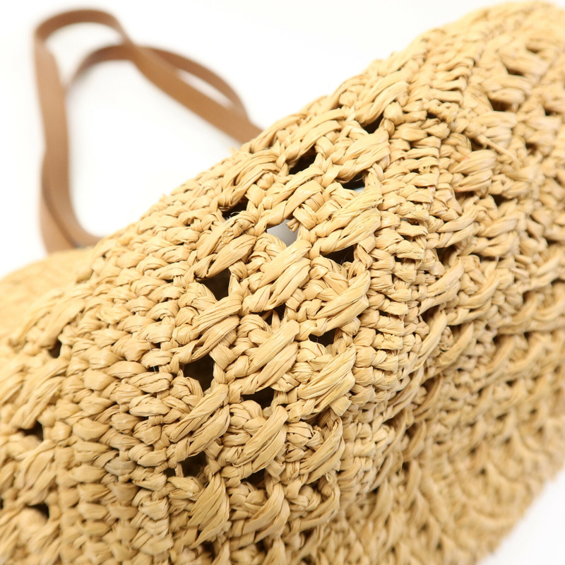 YVES SAINT LAURENT Raffia Small Panier Tote Bag手挽袋-11