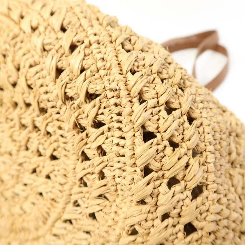 YVES SAINT LAURENT Raffia Small Panier Tote Bag手挽袋-12