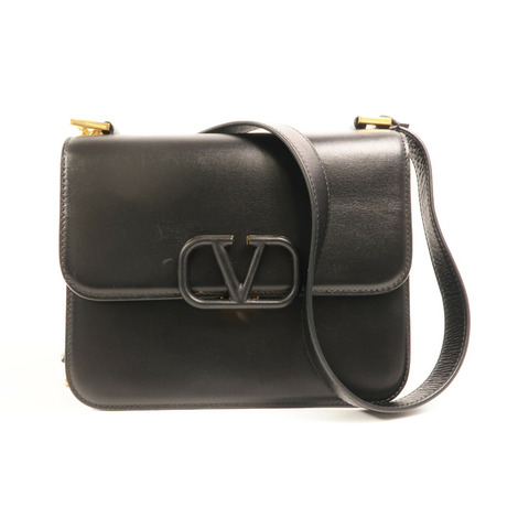 Valentino 牛皮皮革VSling Bag金扣肩背袋